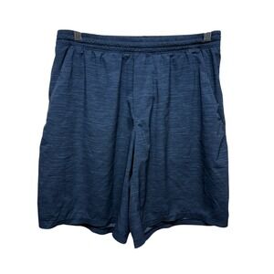 Lululemon Pace Breaker Athletic Shorts Mens Sz L Blue 9" Unlined Running Gym